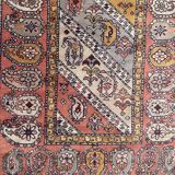 Vintage sinkiang carpet for handmade corridor 90x358 cm