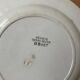 Set of 5 antique flat plates