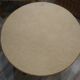 Round coffee table in old rattan
