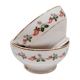 Pair porcelain bowls garland roses