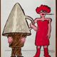 Affiche originale "Feminisme" Raymond Savignac 49x68cm 1976