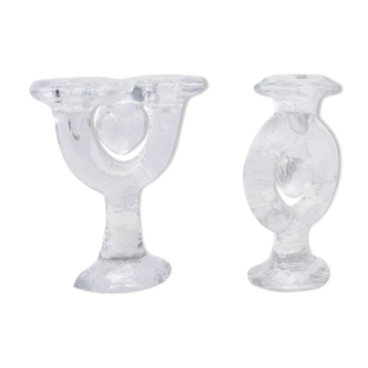 Pair of Scandinavian candle holders Pukeberg