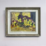 Tableau "Le bouquet jaune"