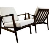 Mid Century Modern Armchairs By Sfm, Poland, 1960s, set of 2