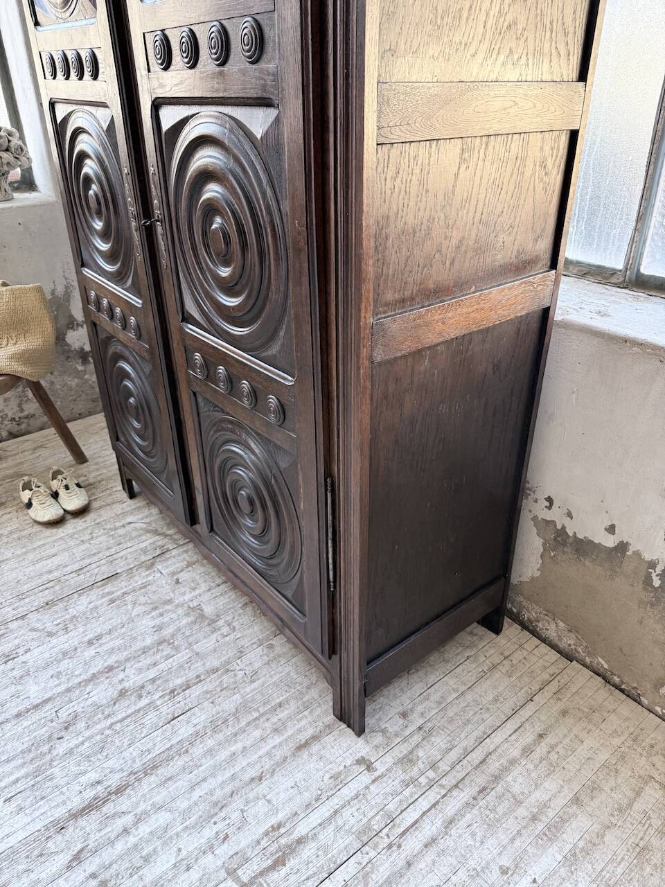 Oak wardrobe "Basque" Dudouyt