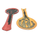 Pair of entirely handmade ceramic spoons.