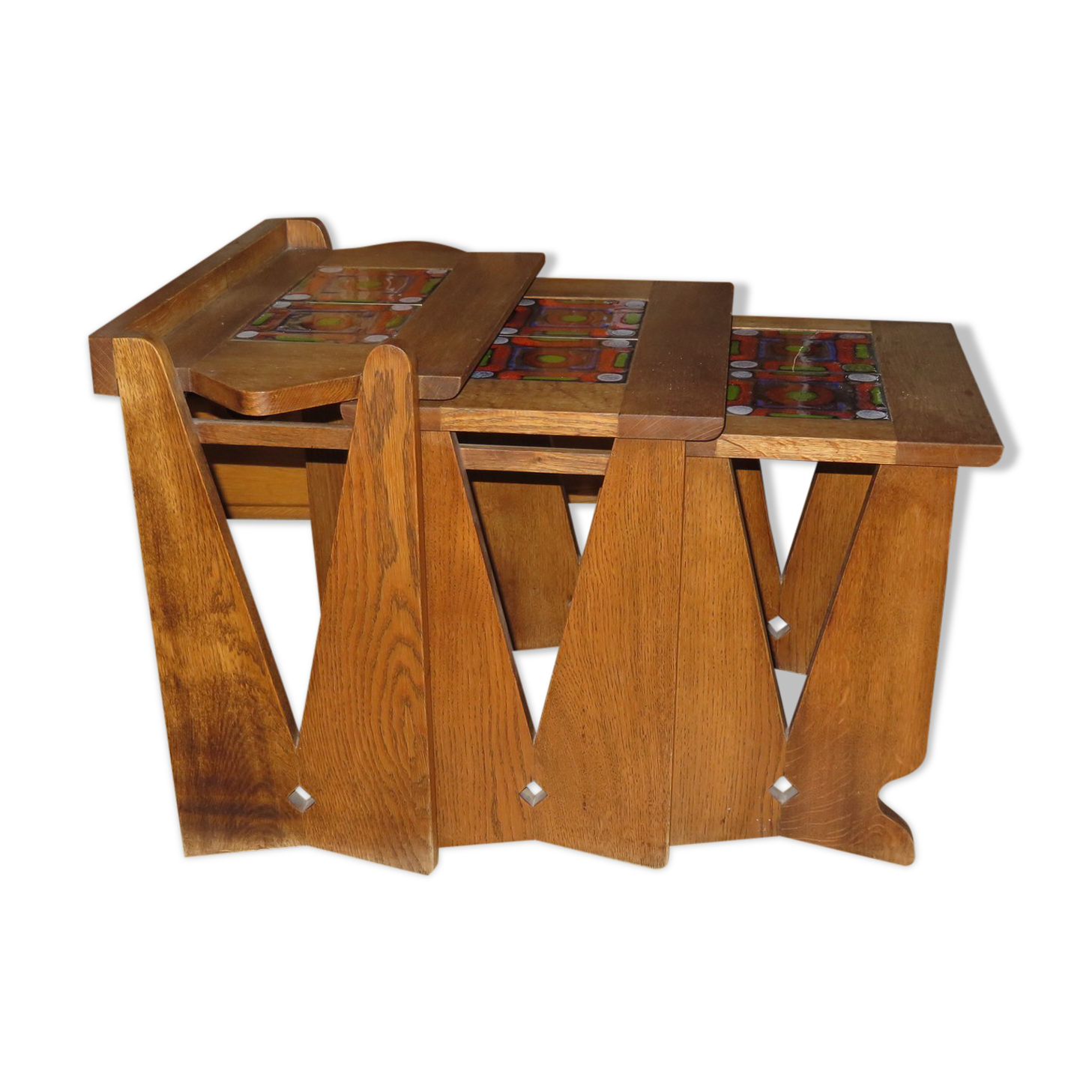 Guillerme and Chambron trundle coffee tables