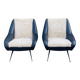 Paire de fauteuils vintage