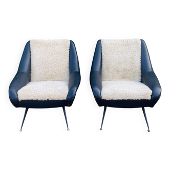 Pair of vintage armchairs