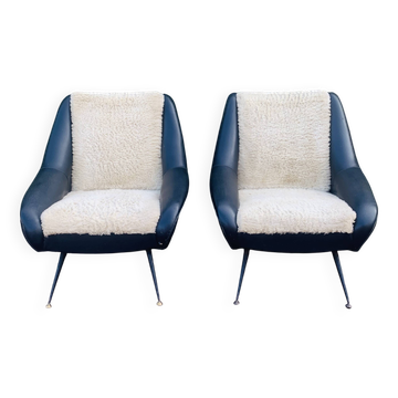 Pair of vintage armchairs