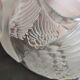 Central coupe in frosted crystal with double swan neck, Mikasa Walther