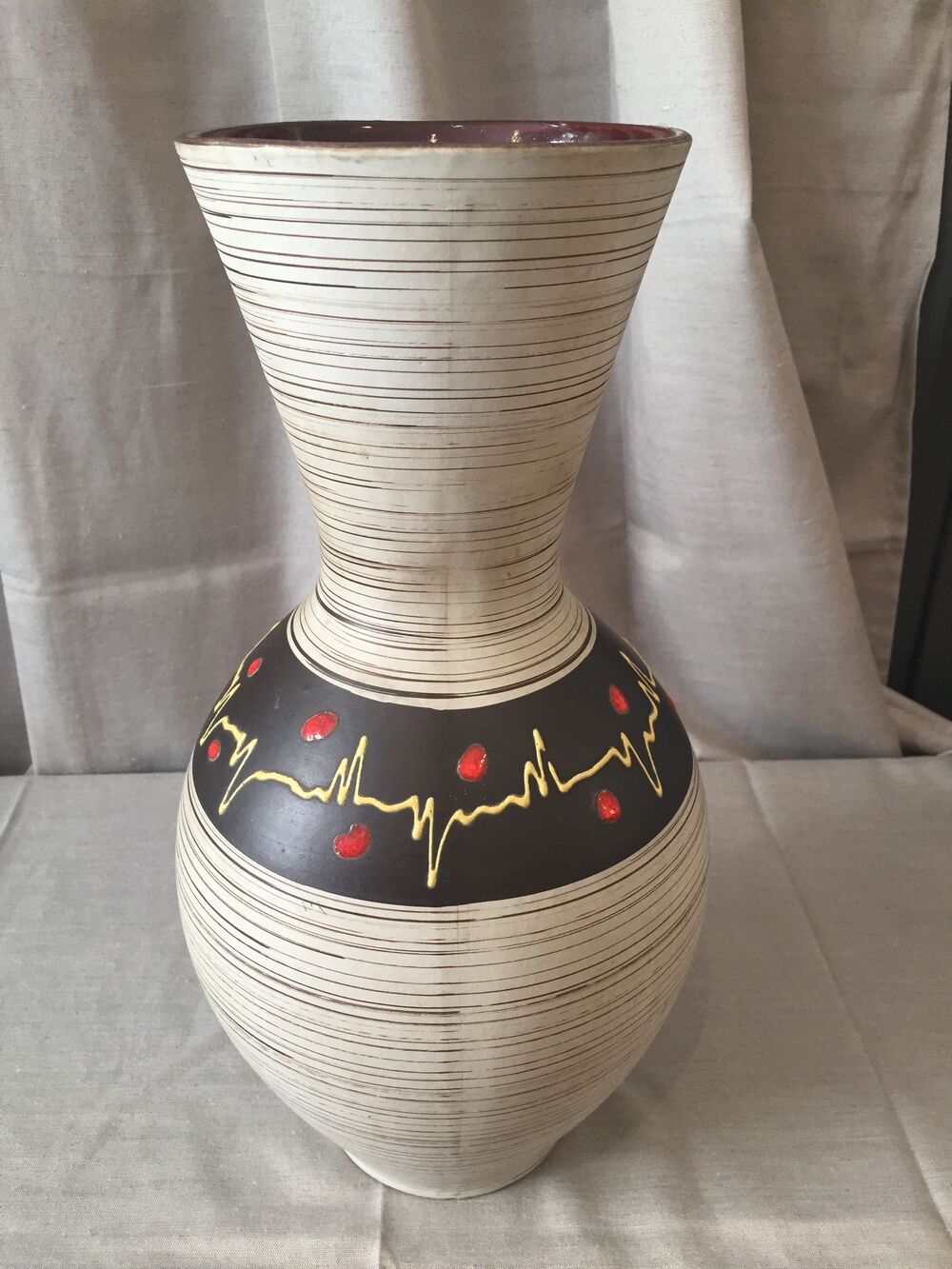 Vase tönnieshop cartens west germany vintage ceramic and email