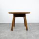 Table d'appoint moderniste en chêne par Jan Vaněk pour Krásná Jizba