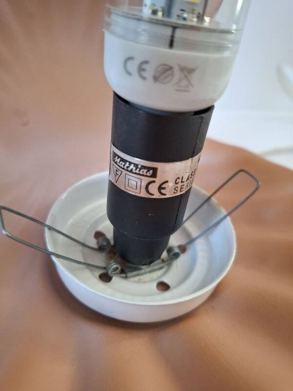 Lampe coquillage vintage