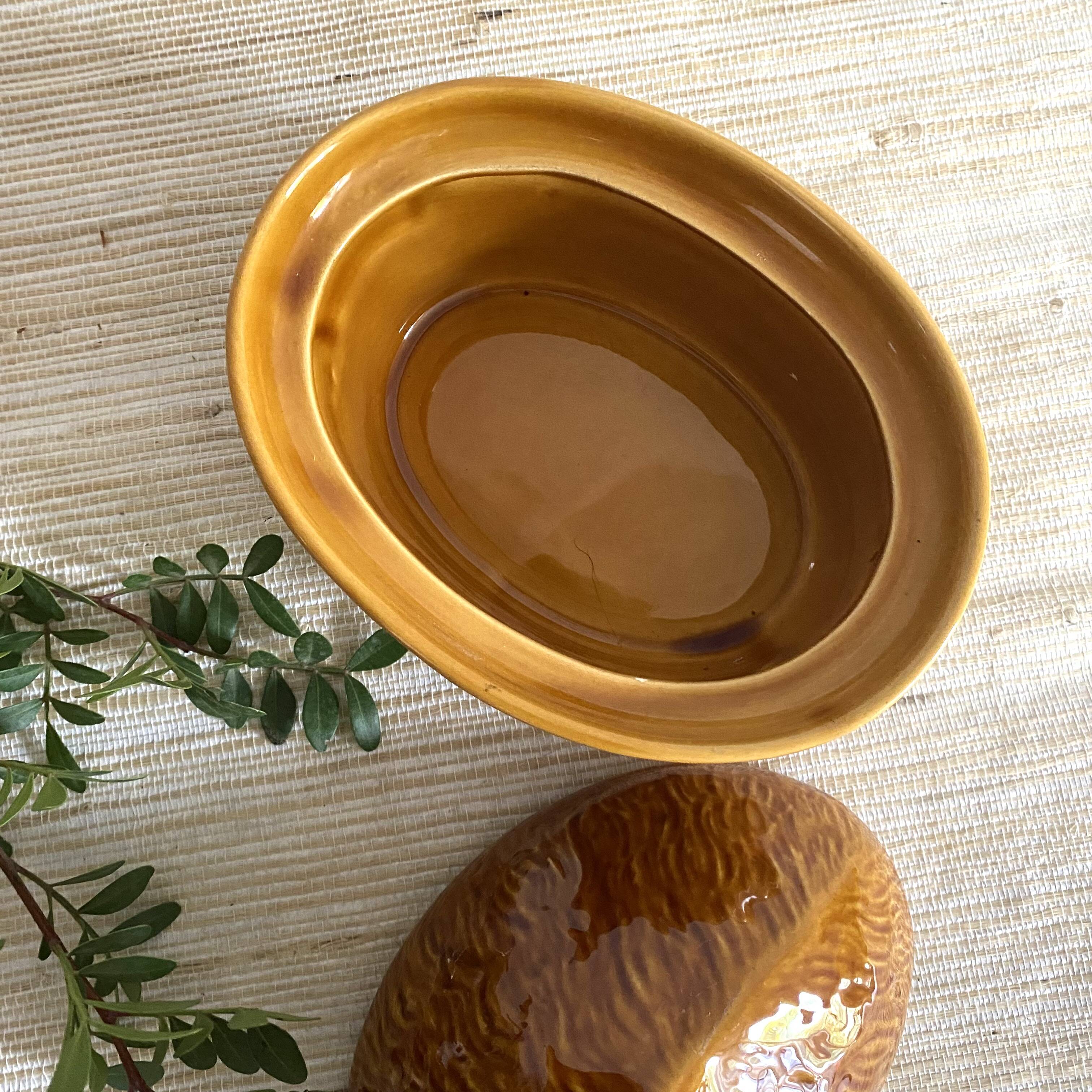 Ceramic goat, vintage zoomorphic terrine