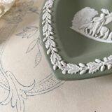 Heart-shaped pocket tray Wegwood in green jasper