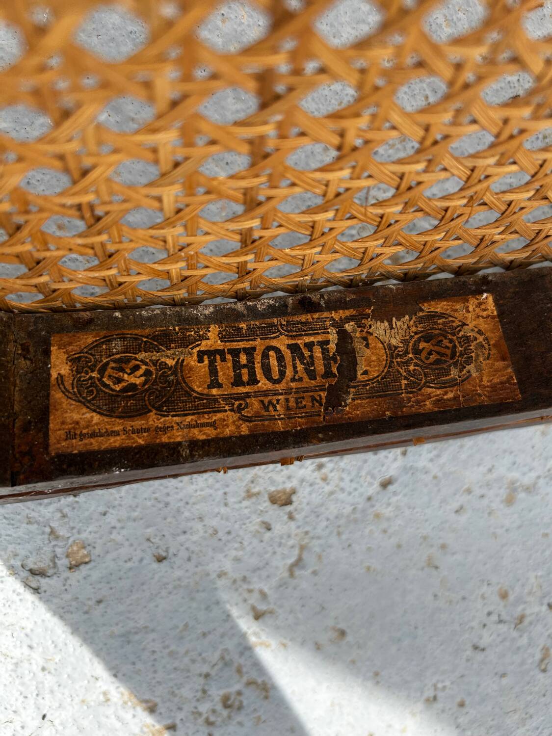 Fauteuil Thonet  estampillé – modèle type 18