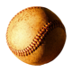 Balle de baseball vintage