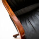 Fauteuil de bureau vintage en cuir