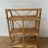 Rattan shelf