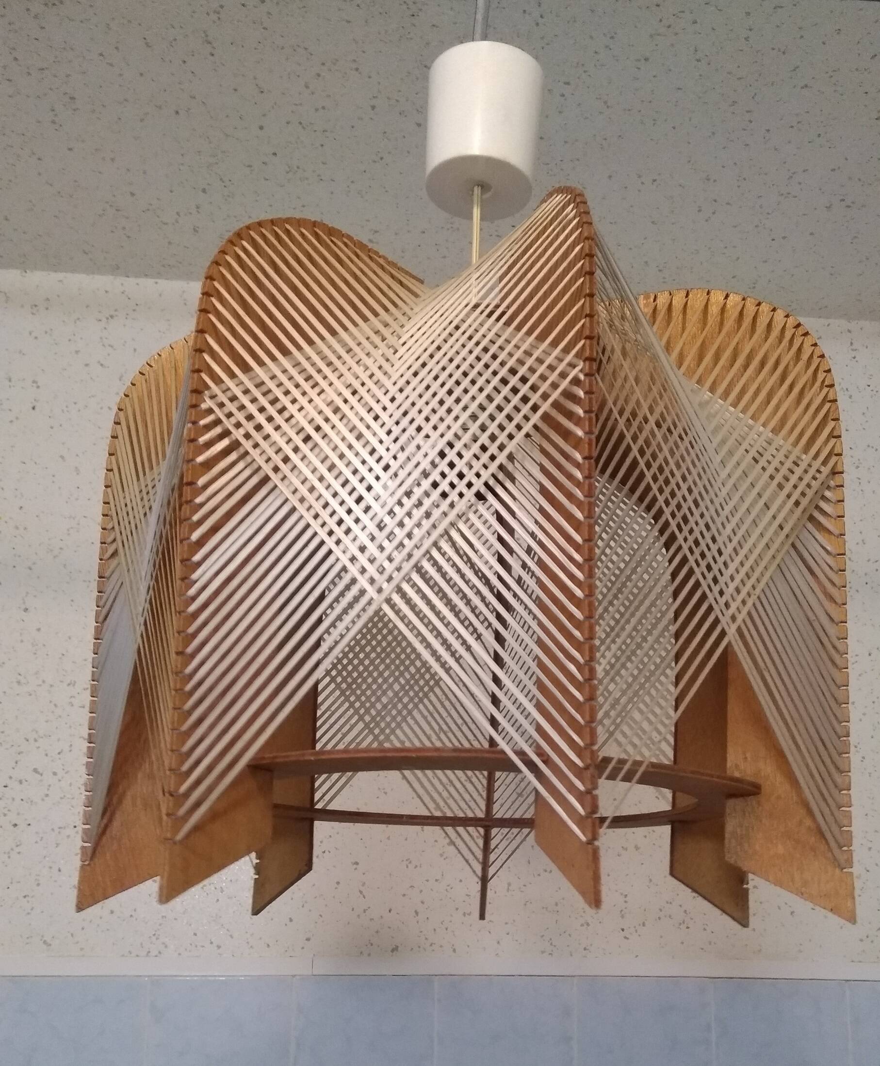 Vintage 1960s Scandinavian pendant light