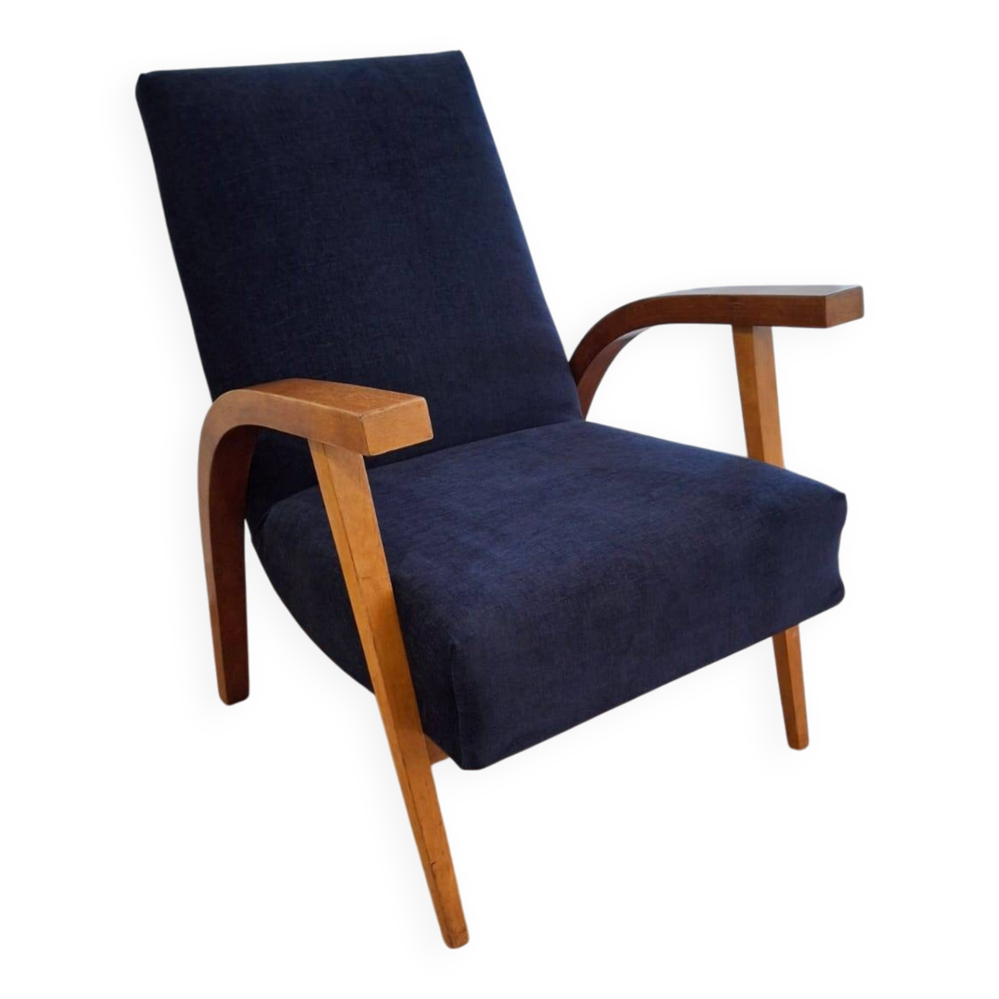 Lejkowski Leśniewski designer lounge chair, 1960s, Poland