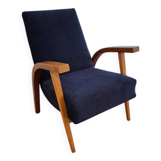 Chaise longue design Lejkowski Leśniewski, années 1960, Pologne