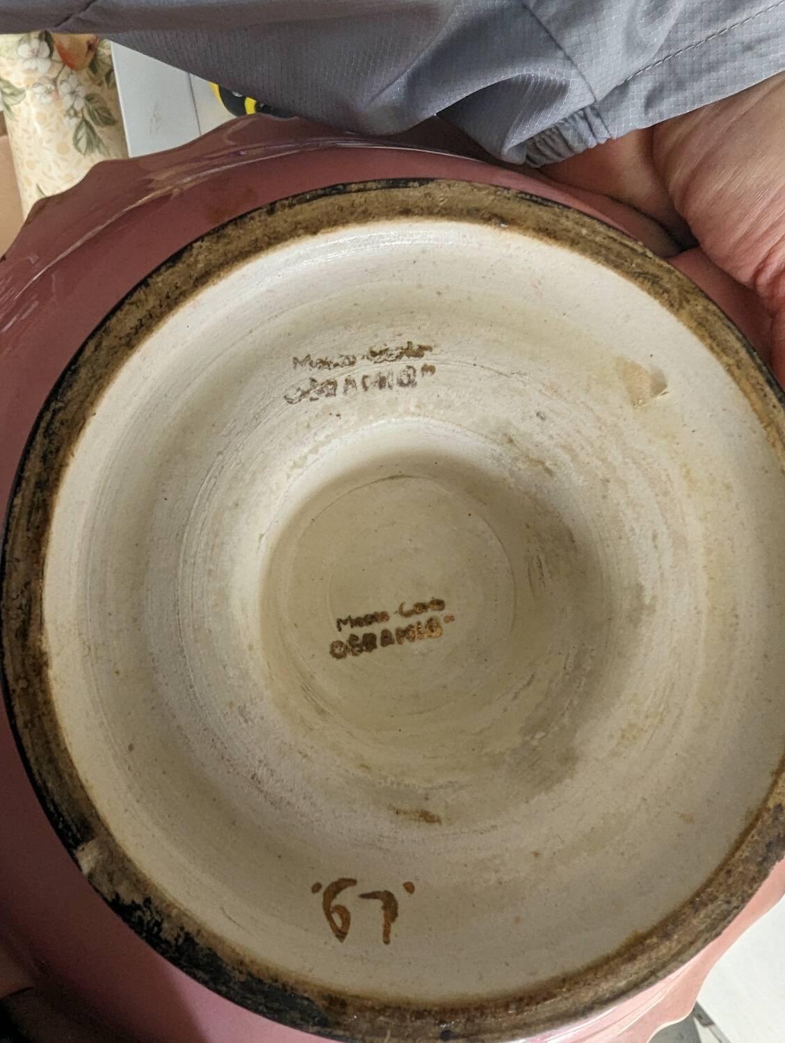 Vallauris ceramic bowl