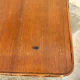 Vintage rattan magazine table