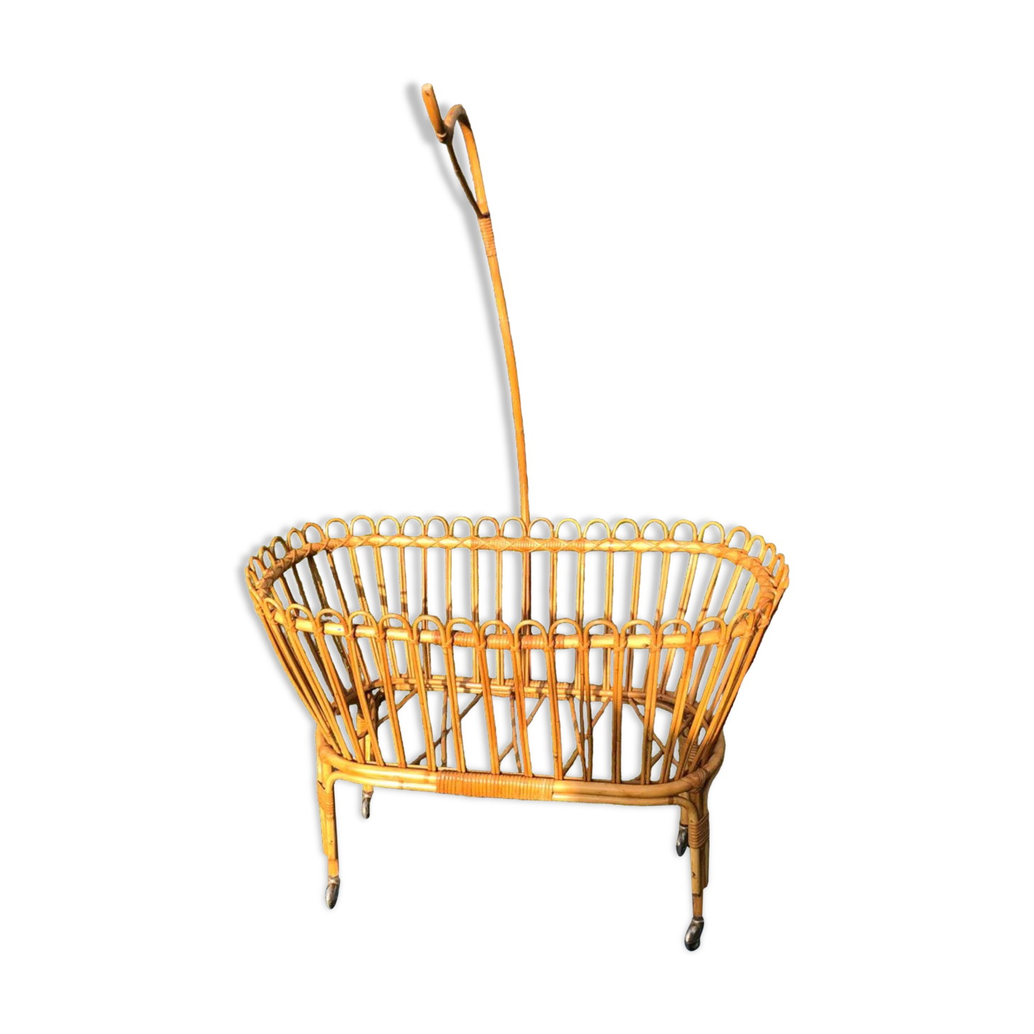 Rattan bed cradle