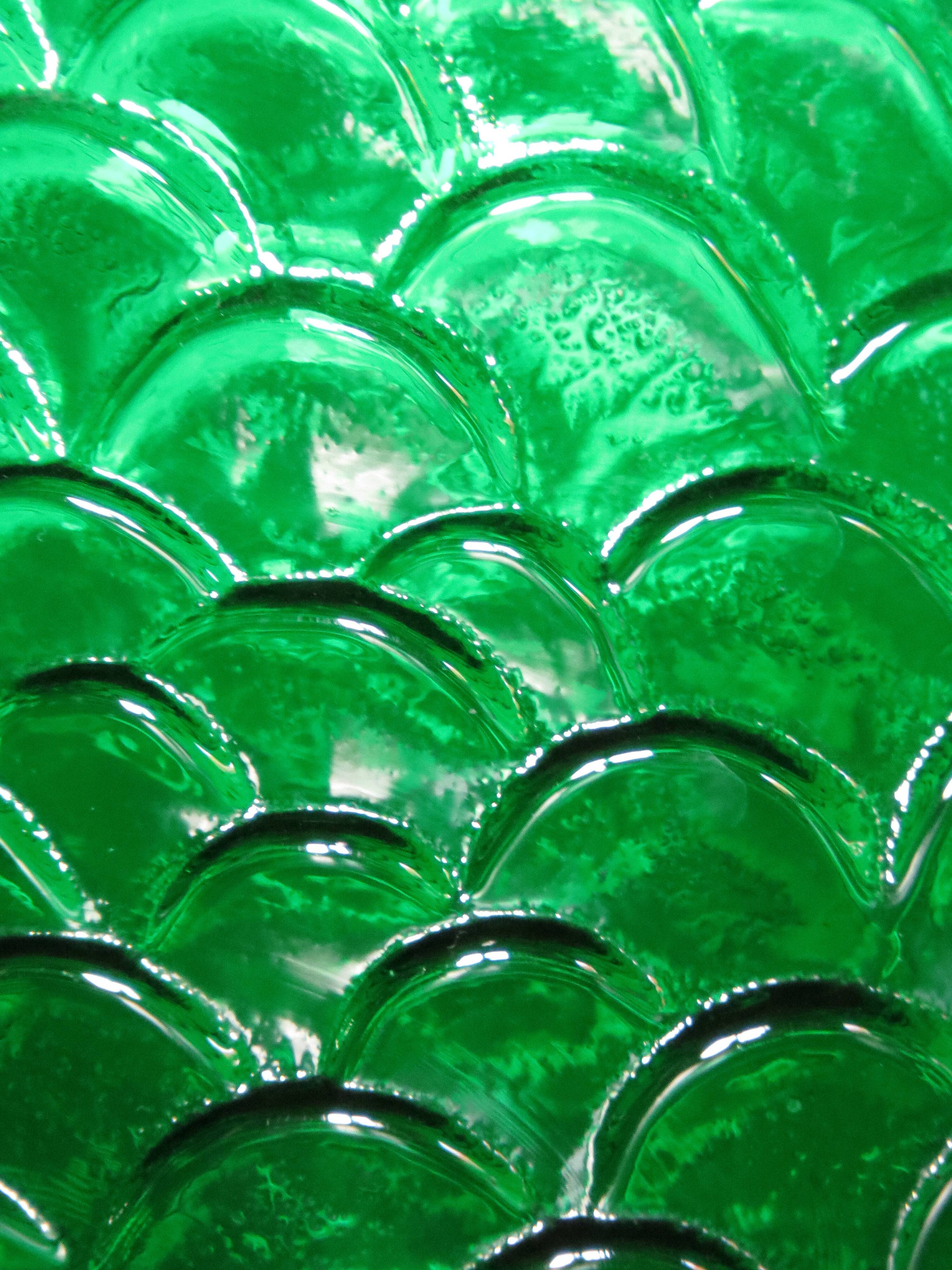 Large Art Deco glass vase