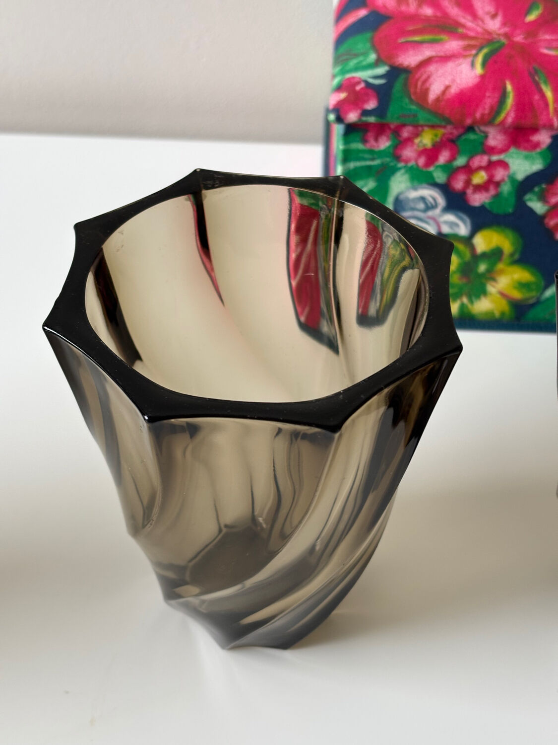 Vase en verre fumé Luminarc