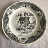 Set de 6 assiettes parlantes "devinettes" - Sarreguemines