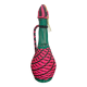 Old glass bottle and scoubidou