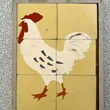 Wooden puzzle frame from the 1930s/40s depicting a rooster.