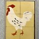 Wooden puzzle frame from the 1930s/40s depicting a rooster.