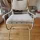 Dining table & 6 white wrought iron chairs Roche Bobois romantic style