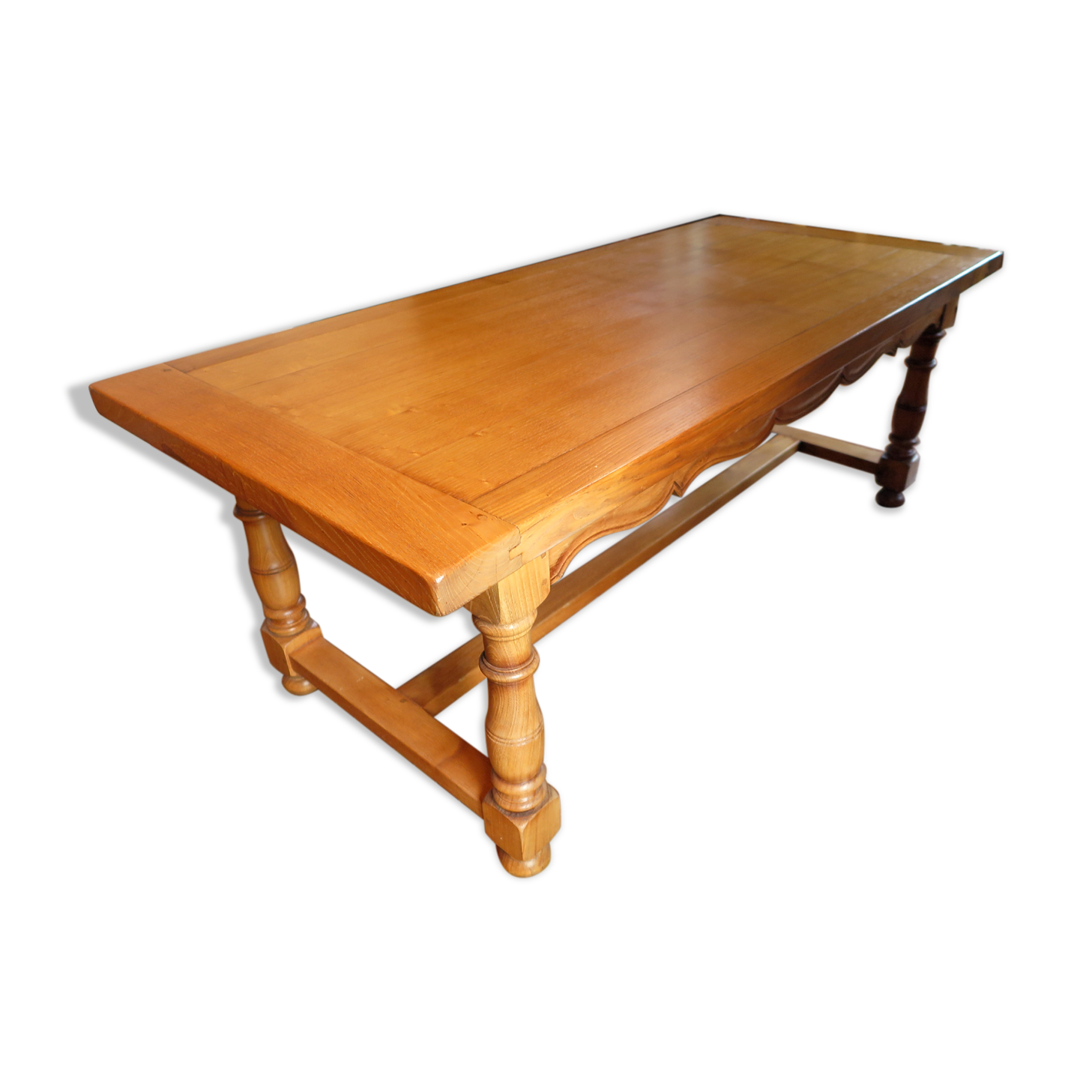 Table Rene Trotel U92 En Chataignier Massif Selency