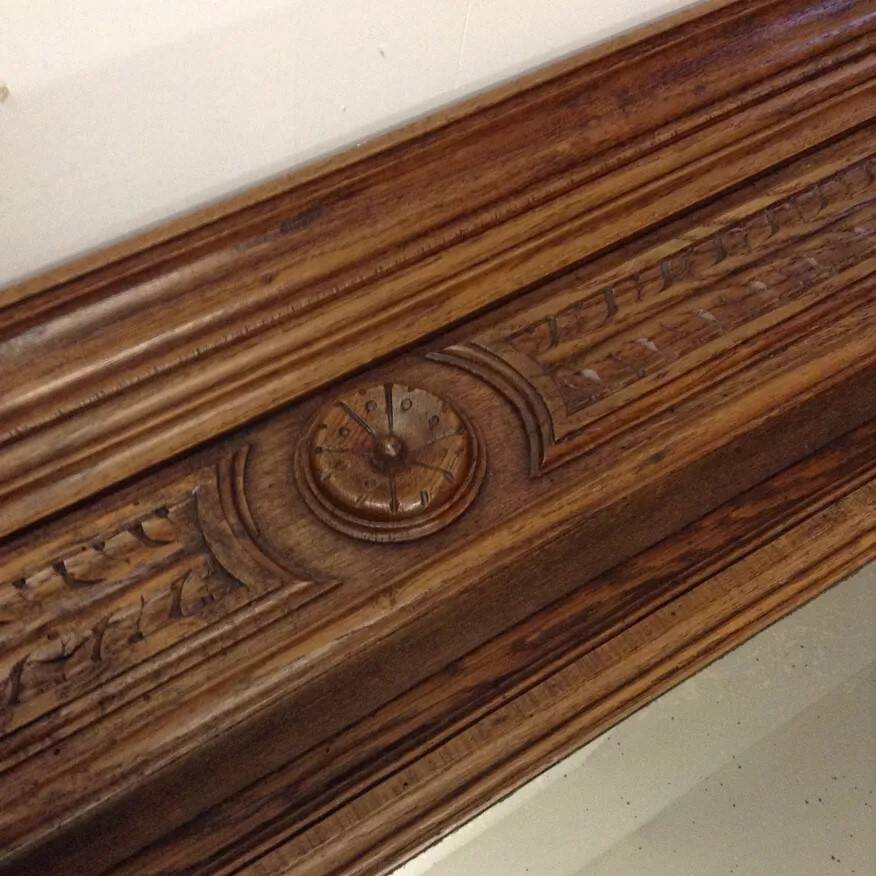 Trumeau wooden mirror