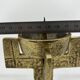 Brutalist candlestick • Austria • Brass • 1970