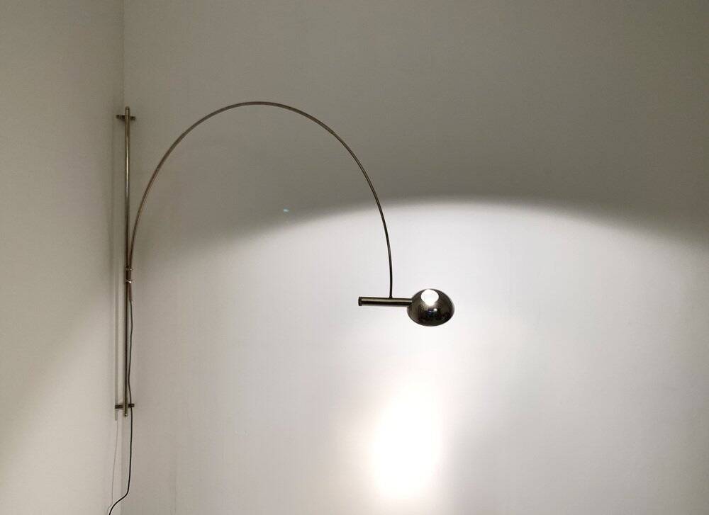 German postmodern vintage wall lamp Una Arc by Florian Schulz