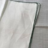 6 serviettes brodées main, 28 cm