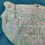 Plaque concours agricole
