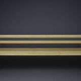 Midcentury birchwood School Bench