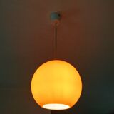 Hanging vintage space age orange ball seventies