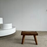 Stool in blond teak