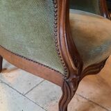 Armchair bergère style Louis Philippe