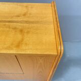 Commode vintage en bois de frêne par F.Jirák pour Tatra, 1960, Tchécoslovaquie
