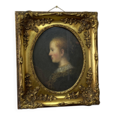 Tableau portrait ancien
