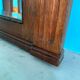 Antique carved solid wood buffet mirror, late 19th century.
